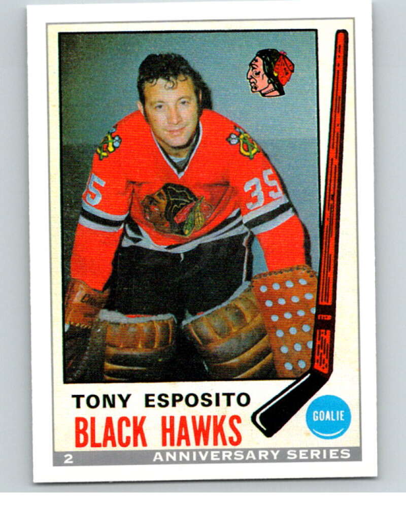 1992-93 O-Pee-Chee 25th Anniversary Inserts #2 Tony Esposito V65031 Image 1
