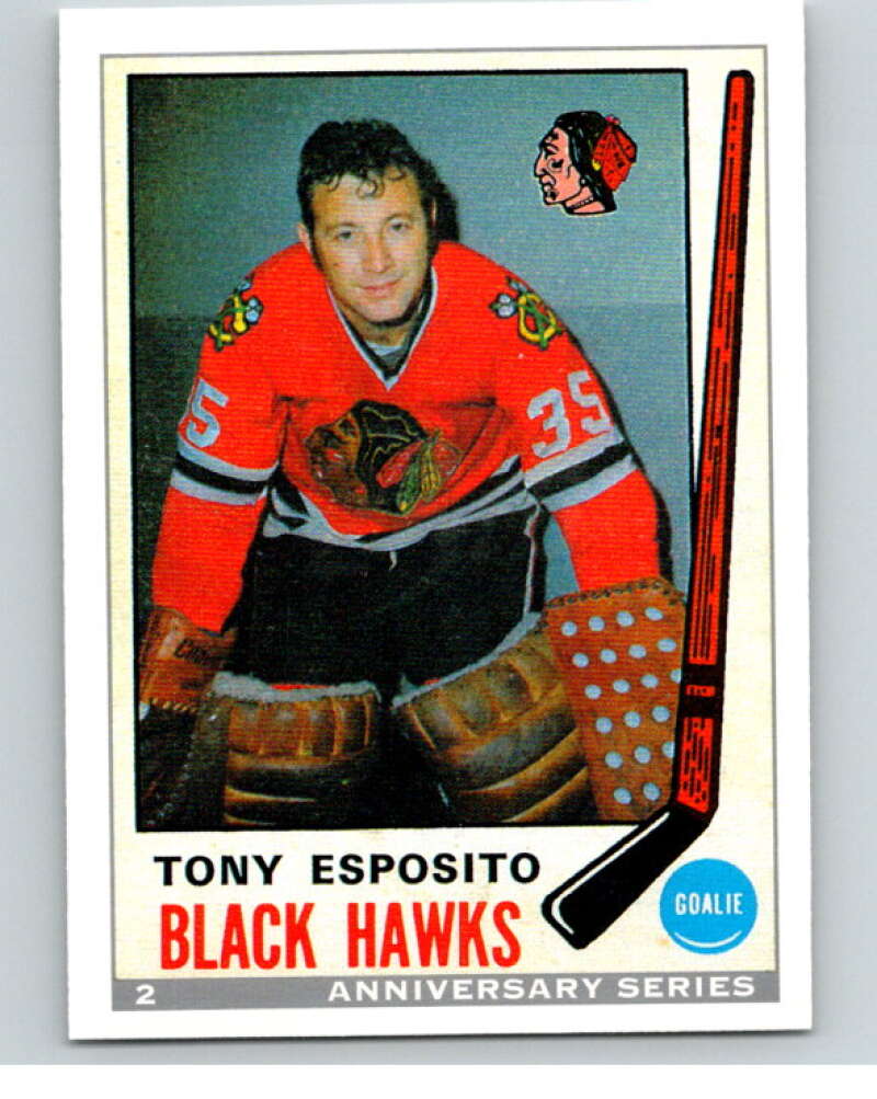 1992-93 O-Pee-Chee 25th Anniversary Inserts #2 Tony Esposito V65032 Image 1