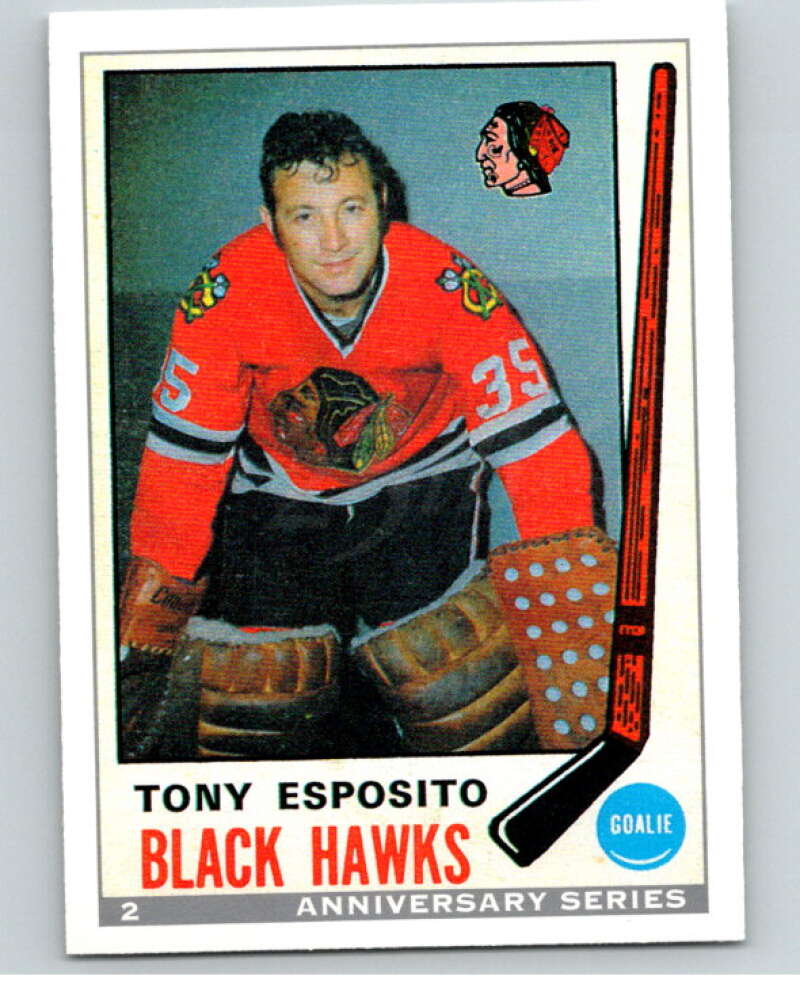 1992-93 O-Pee-Chee 25th Anniversary Inserts #2 Tony Esposito V65034 Image 1