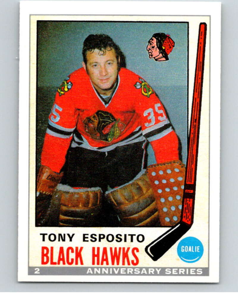 1992-93 O-Pee-Chee 25th Anniversary Inserts #2 Tony Esposito V65035 Image 1