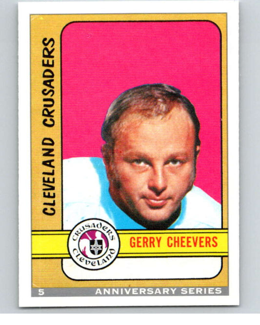 1992-93 O-Pee-Chee 25th Anniversary Inserts #5 Gerry Cheevers   V65045 Image 1