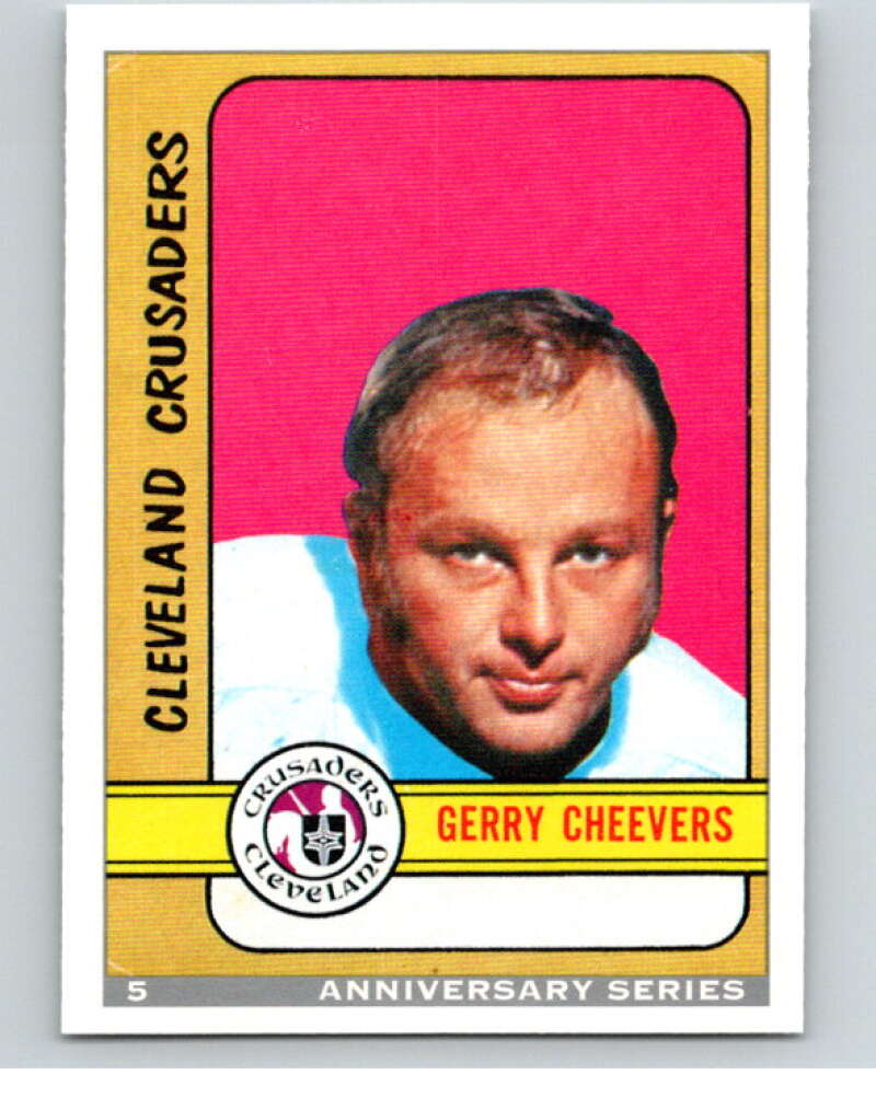 1992-93 O-Pee-Chee 25th Anniversary Inserts #5 Gerry Cheevers V65046 Image 1