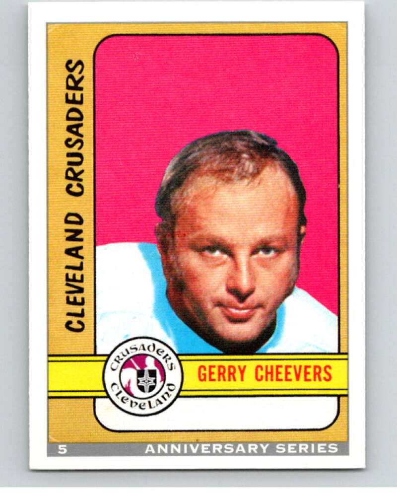 1992-93 O-Pee-Chee 25th Anniversary Inserts #5 Gerry Cheevers V65048 Image 1
