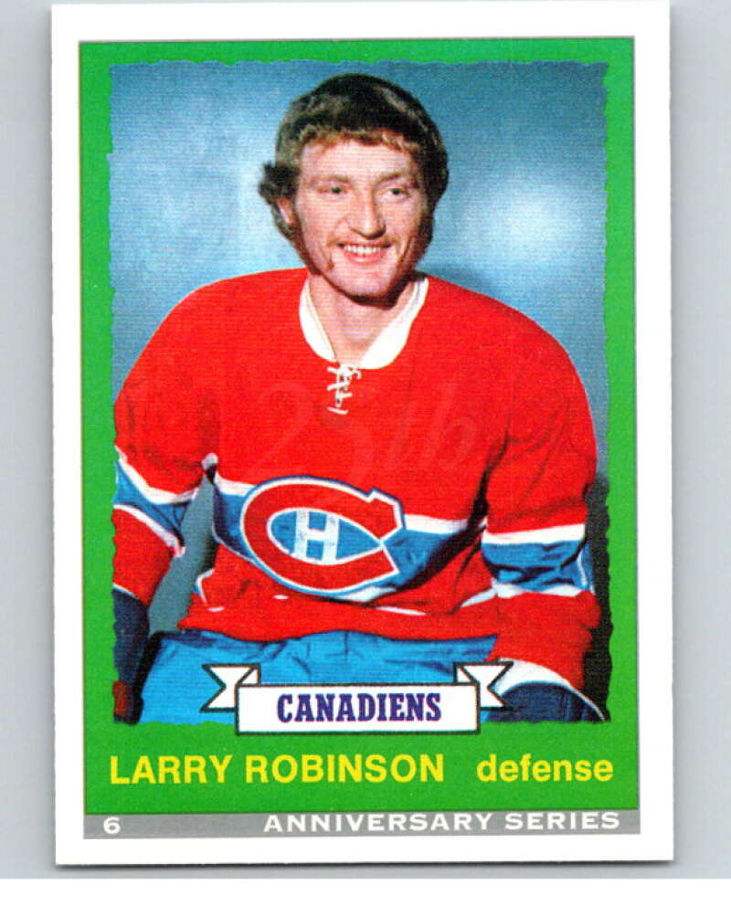 1992-93 O-Pee-Chee 25th Anniversary Inserts #6 Larry Robinson V65050 Image 1