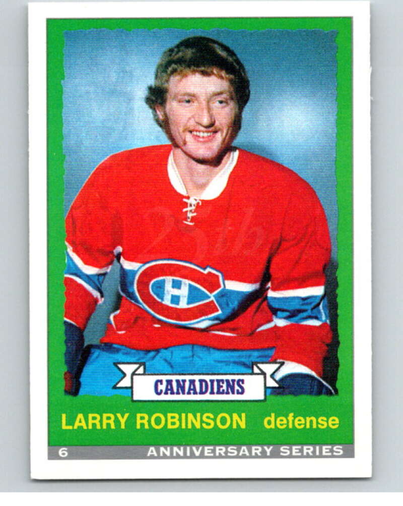 1992-93 O-Pee-Chee 25th Anniversary Inserts #6 Larry Robinson V65053 Image 1