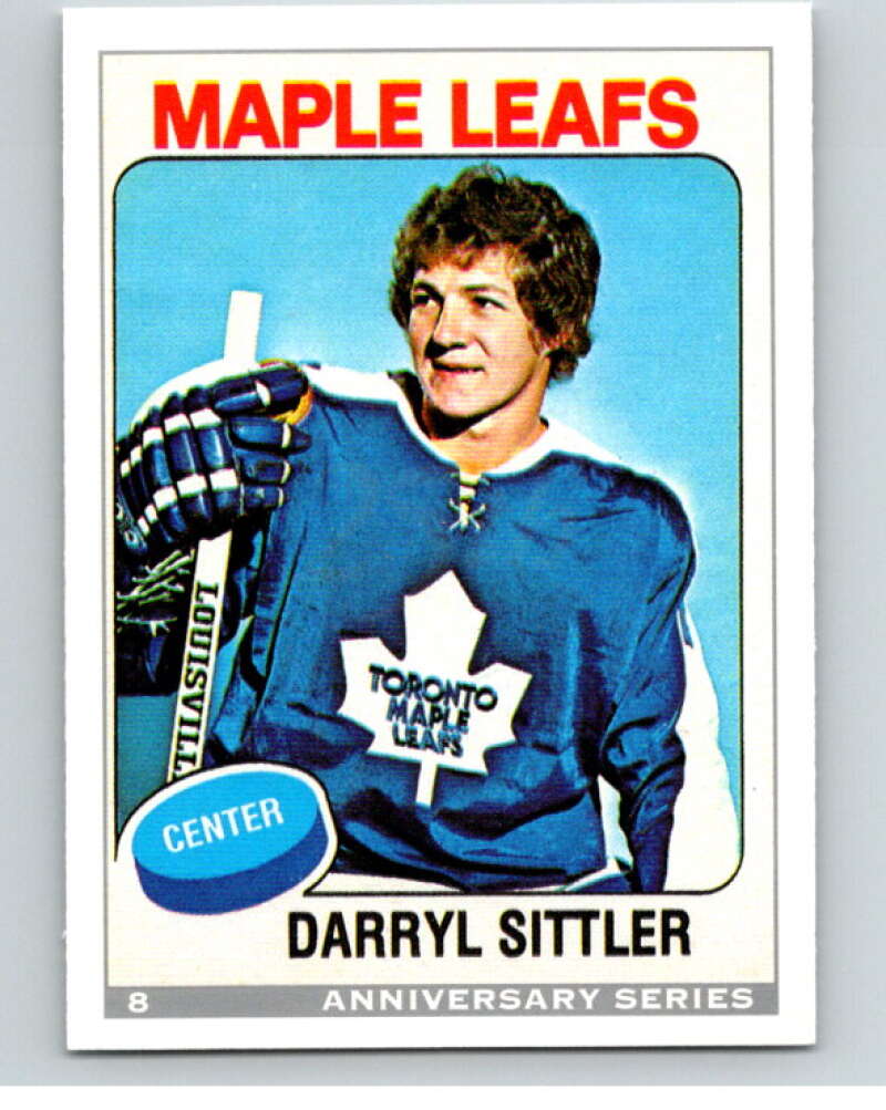 1992-93 O-Pee-Chee 25th Anniversary Inserts #8 Darryl Sittler V65056 Image 1