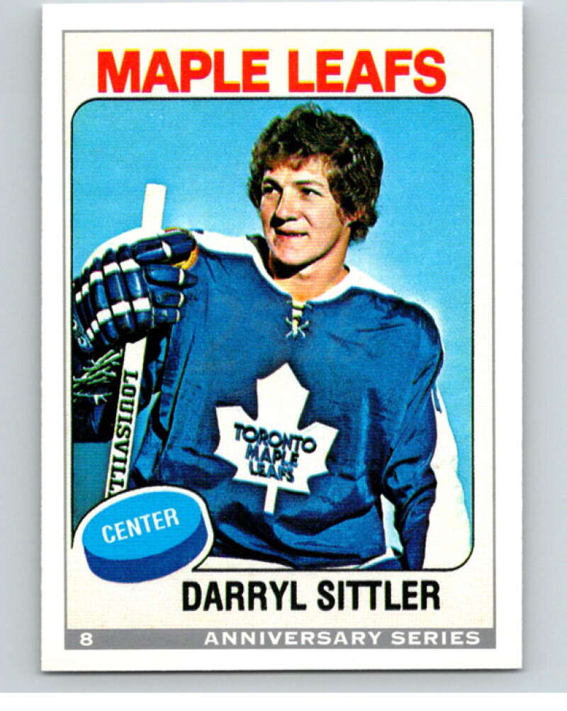 1992-93 O-Pee-Chee 25th Anniversary Inserts #8 Darryl Sittler V65058 Image 1