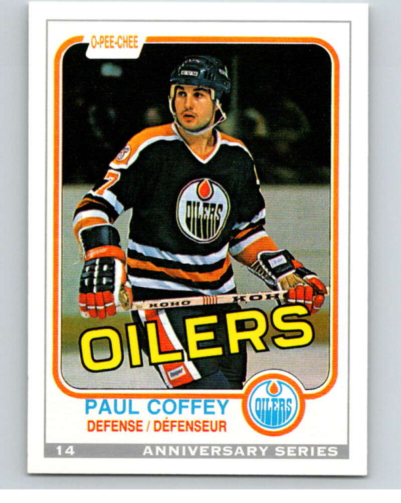 1992-93 O-Pee-Chee 25th Anniversary Inserts #14 Paul Coffey V65083 Image 1