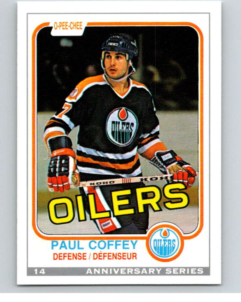 1992-93 O-Pee-Chee 25th Anniversary Inserts #14 Paul Coffey V65085 Image 1