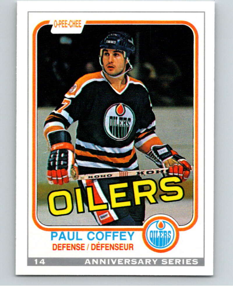 1992-93 O-Pee-Chee 25th Anniversary Inserts #14 Paul Coffey V65087 Image 1