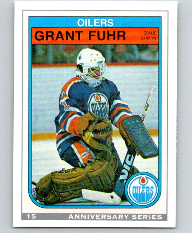 1992-93 O-Pee-Chee 25th Anniversary Inserts #15 Grant Fuhr V65089 Image 1