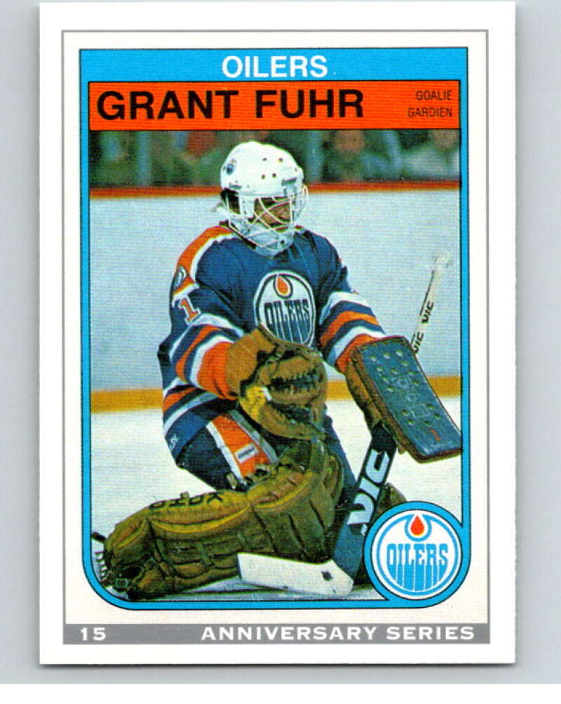 1992-93 O-Pee-Chee 25th Anniversary Inserts #15 Grant Fuhr V65091 Image 1
