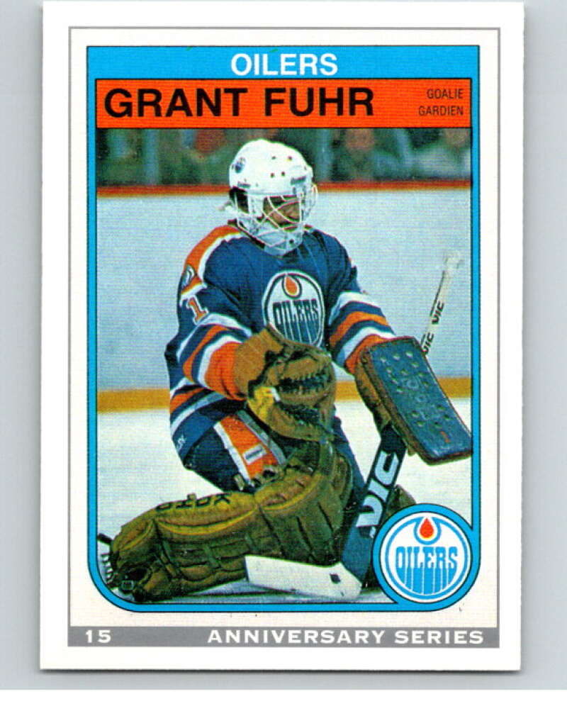 1992-93 O-Pee-Chee 25th Anniversary Inserts #15 Grant Fuhr V65092 Image 1