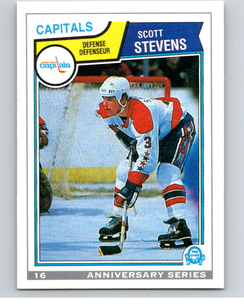 1992-93 O-Pee-Chee 25th Anniversary Inserts #16 Scott Stevens V65094 Image 1
