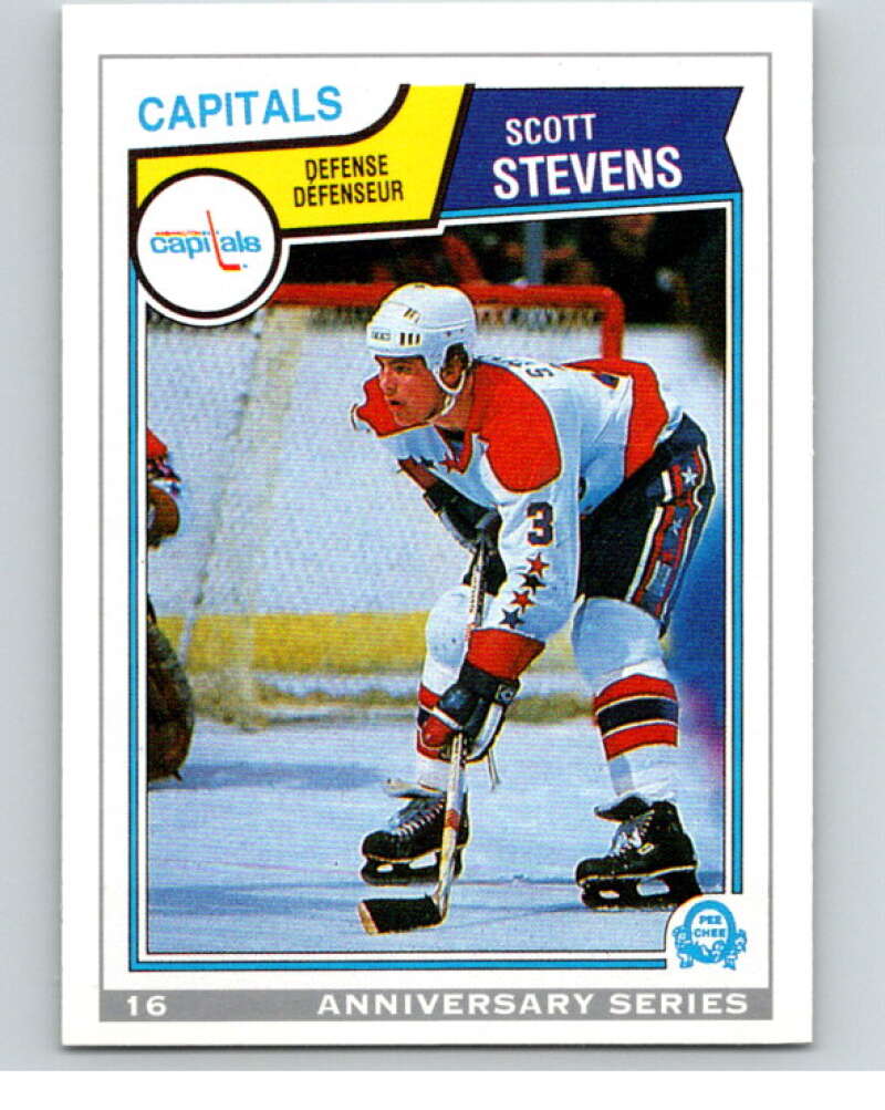 1992-93 O-Pee-Chee 25th Anniversary Inserts #16 Scott Stevens V65096 Image 1