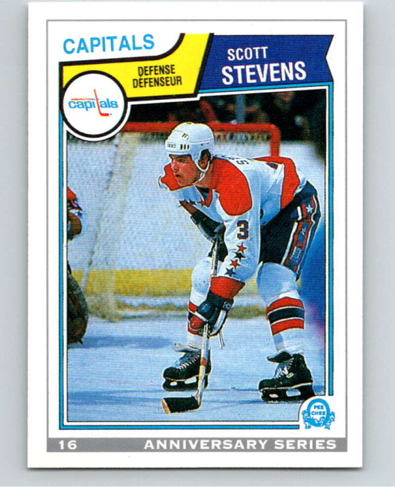 1992-93 O-Pee-Chee 25th Anniversary Inserts #16 Scott Stevens V65097 Image 1