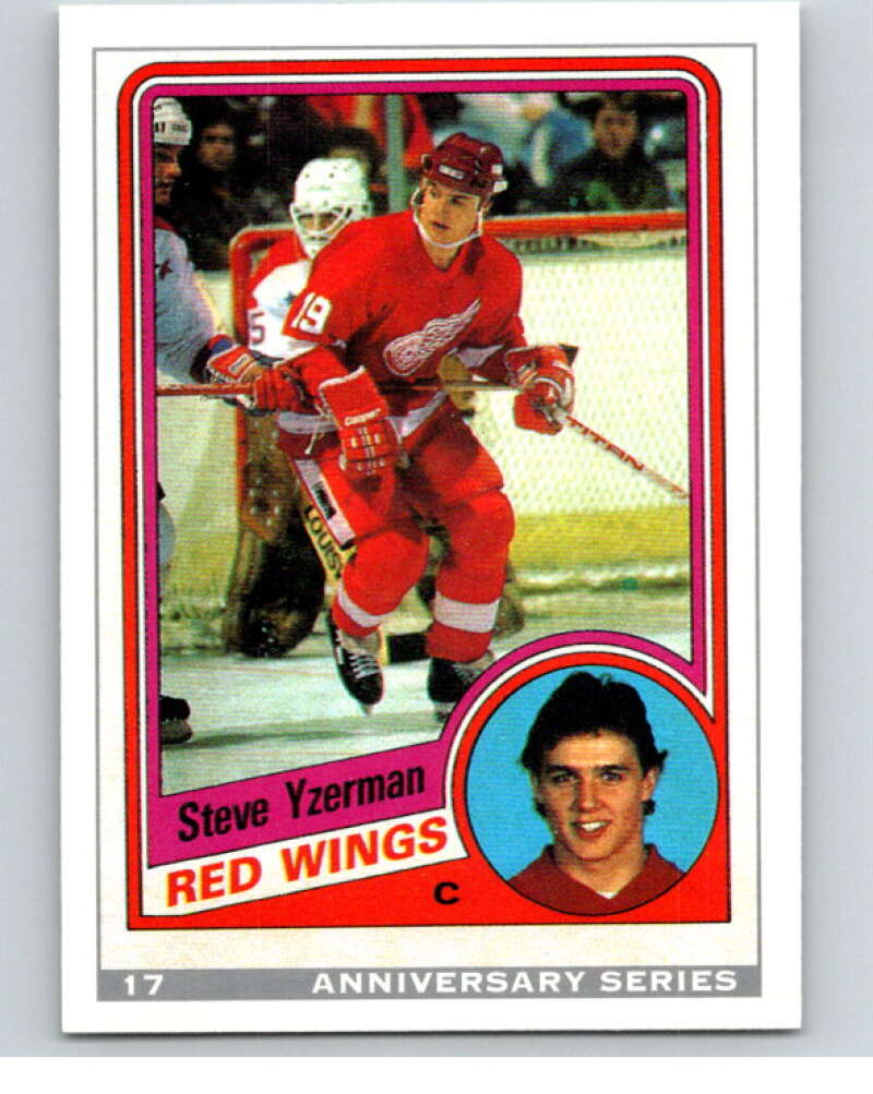 1992-93 O-Pee-Chee 25th Anniversary Inserts #17 Steve Yzerman V65101 Image 1