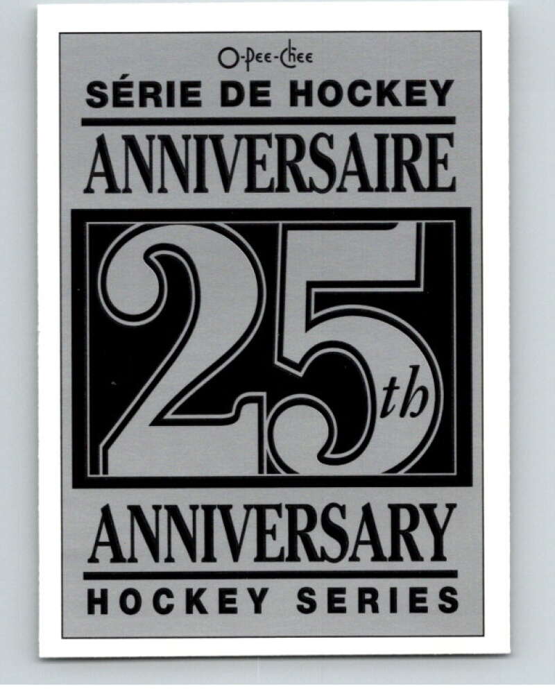 1992-93 O-Pee-Chee 25th Anniversary Inserts #NNO Checklist V65121 Image 1