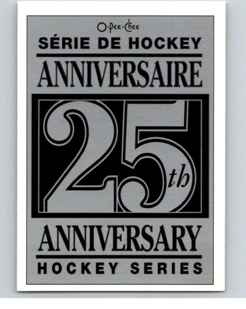 1992-93 O-Pee-Chee 25th Anniversary Inserts #NNO Checklist V65122 Image 1