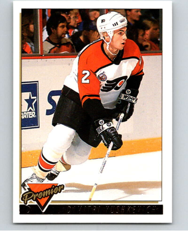 1993-94 Topps Premier Gold #18 Dimitri Yushkevich Philadelphia Flyers V65195 Image 1
