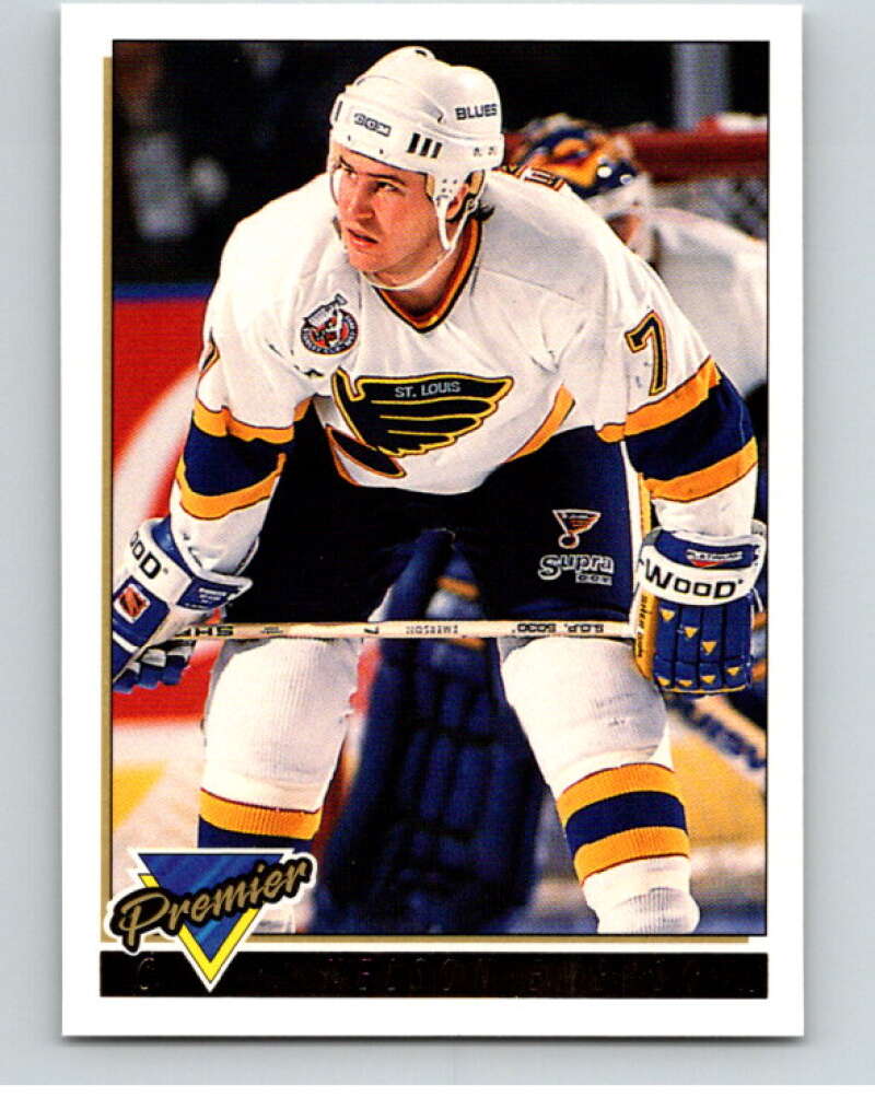 1993-94 Topps Premier Gold #35 Nelson Emerson St. Louis Blues V65198 Image 1