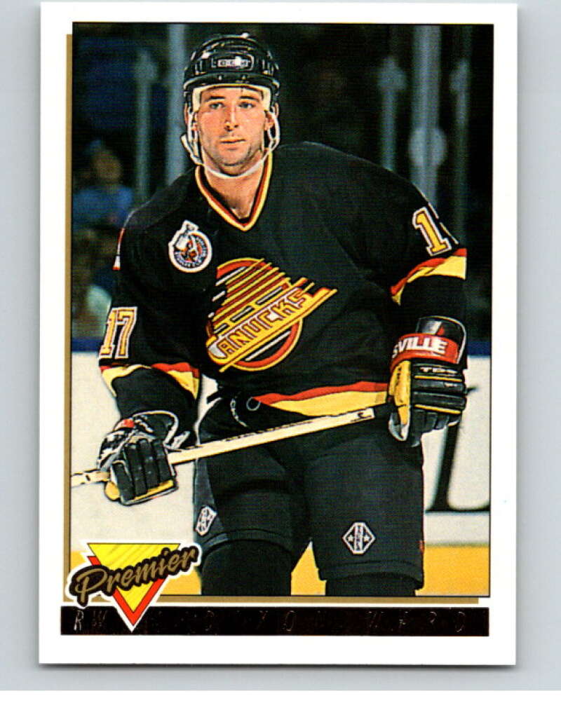 1993-94 Topps Premier Gold #58 Dixon Ward Vancouver Canucks V65204 Image 1