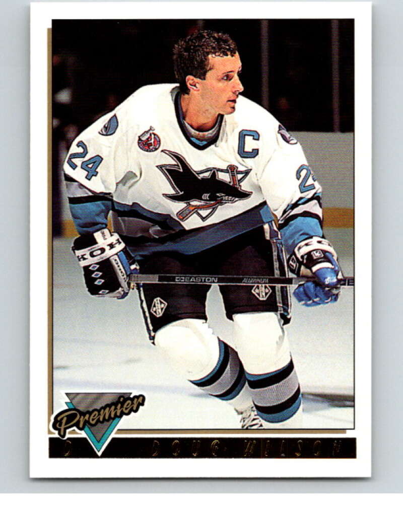 1993-94 Topps Premier Gold #77 Doug Wilson San Jose Sharks V65208 Image 1