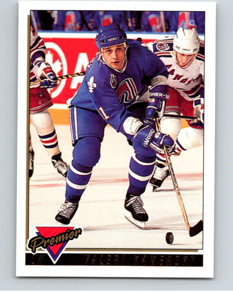 1993-94 Topps Premier Gold #85 Valeri Kamensky Quebec Nordiques V65211 Image 1