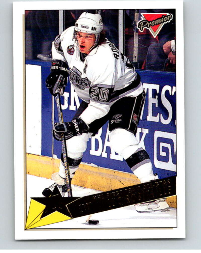 1993-94 Topps Premier Gold #90 Luc Robitaille AS Los Angeles Kings V65212 Image 1