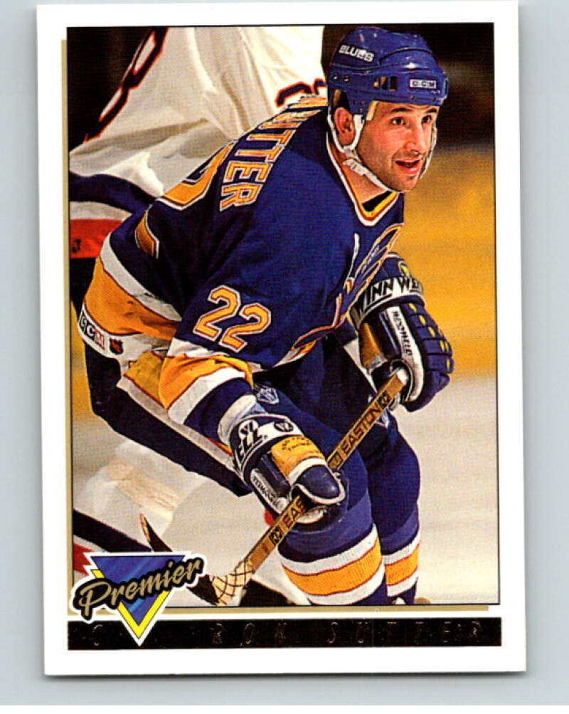 1993-94 Topps Premier Gold #103 Ron Sutter St. Louis Blues V65215 Image 1