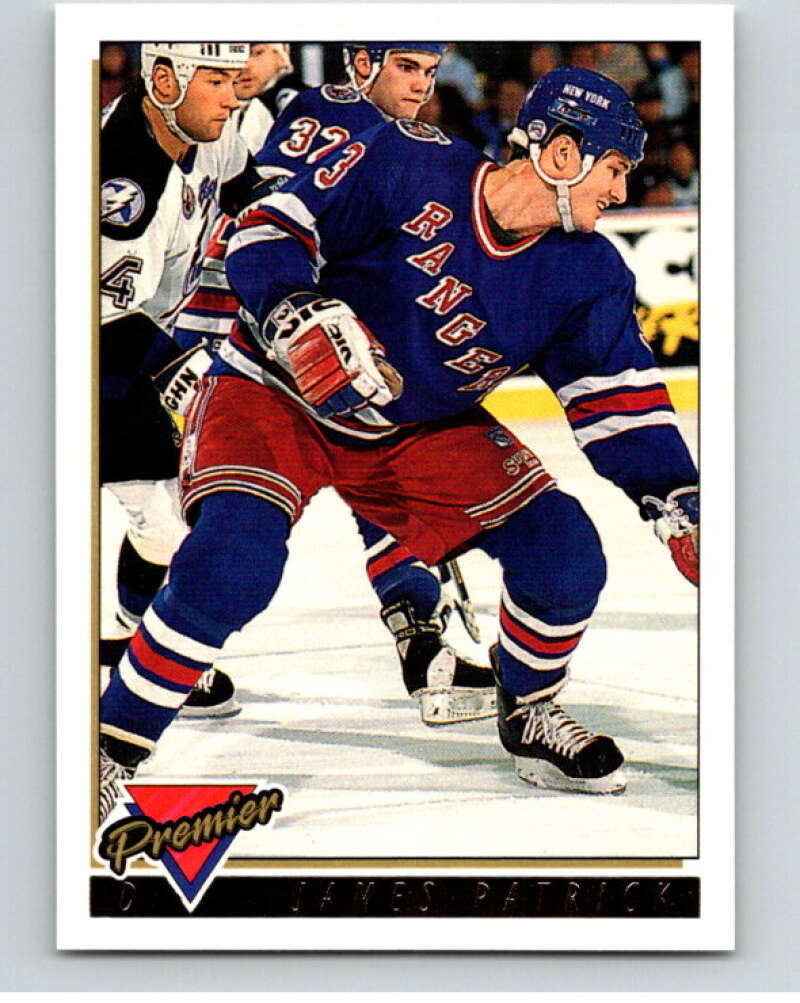 1993-94 Topps Premier Gold #149 James Patrick New York Rangers V65221 Image 1