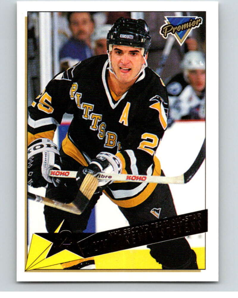 1993-94 Topps Premier Gold #170 Kevin Stevens AS Pittsburgh Penguins V65224 Image 1