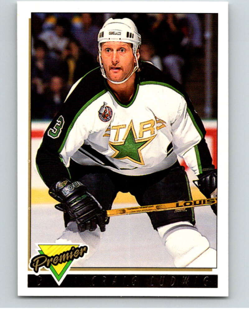 1993-94 Topps Premier Gold #191 Craig Ludwig Dallas Stars V65226 Image 1
