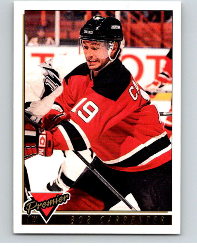 1993-94 Topps Premier Gold #413 Bob Carpenter New Jersey Devils V65253 Image 1