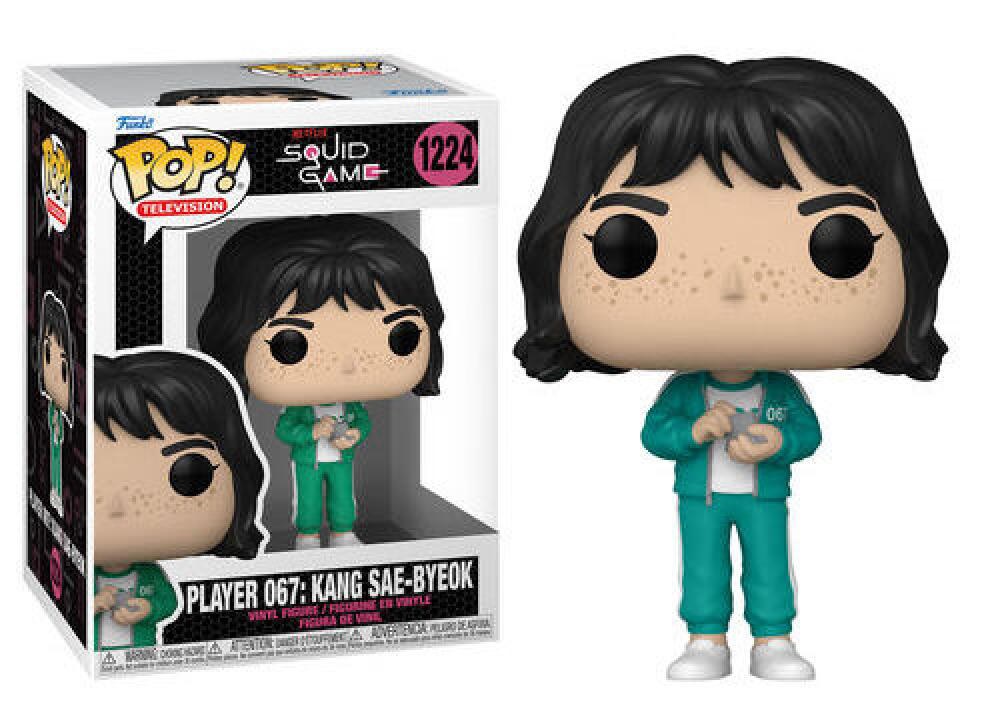 Funko Pop - 1224 Television - Squid Games - Player 067: Kang Sae-Byeok Vinyl Figure Image 1