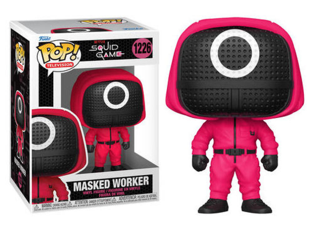 Funko Pop - 1226 Television - Squid Games - Masked Worker Vinyl Figure Image 1