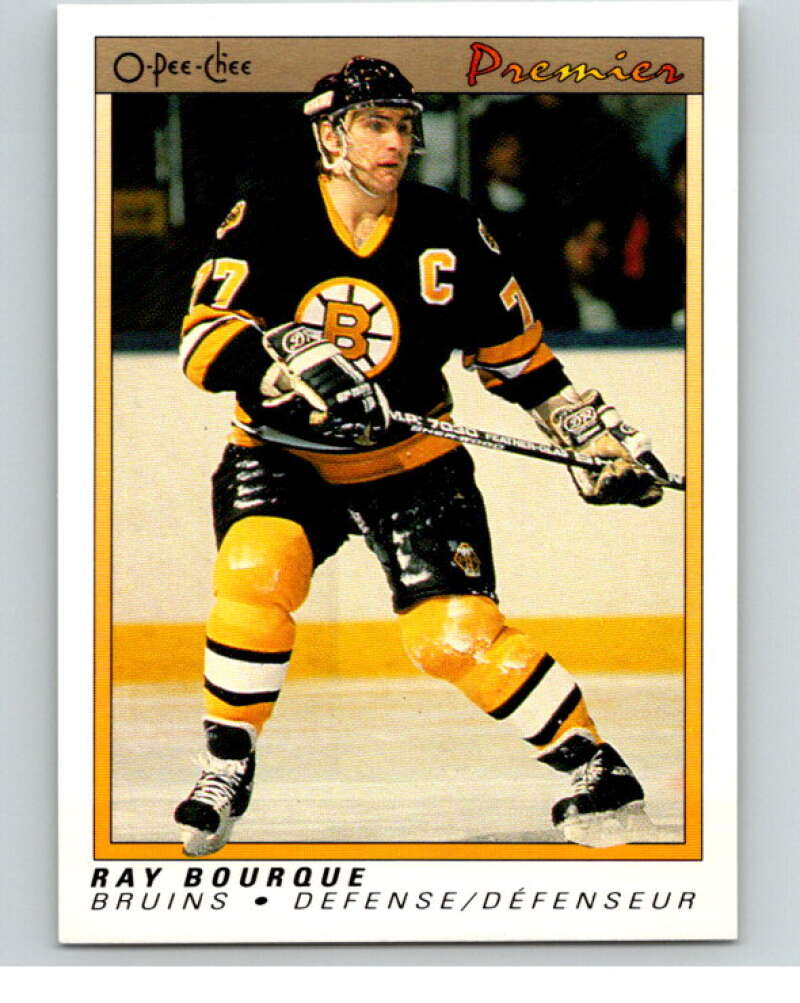 1990-91 OPC Premier #9 Ray Bourque V65276 Image 1