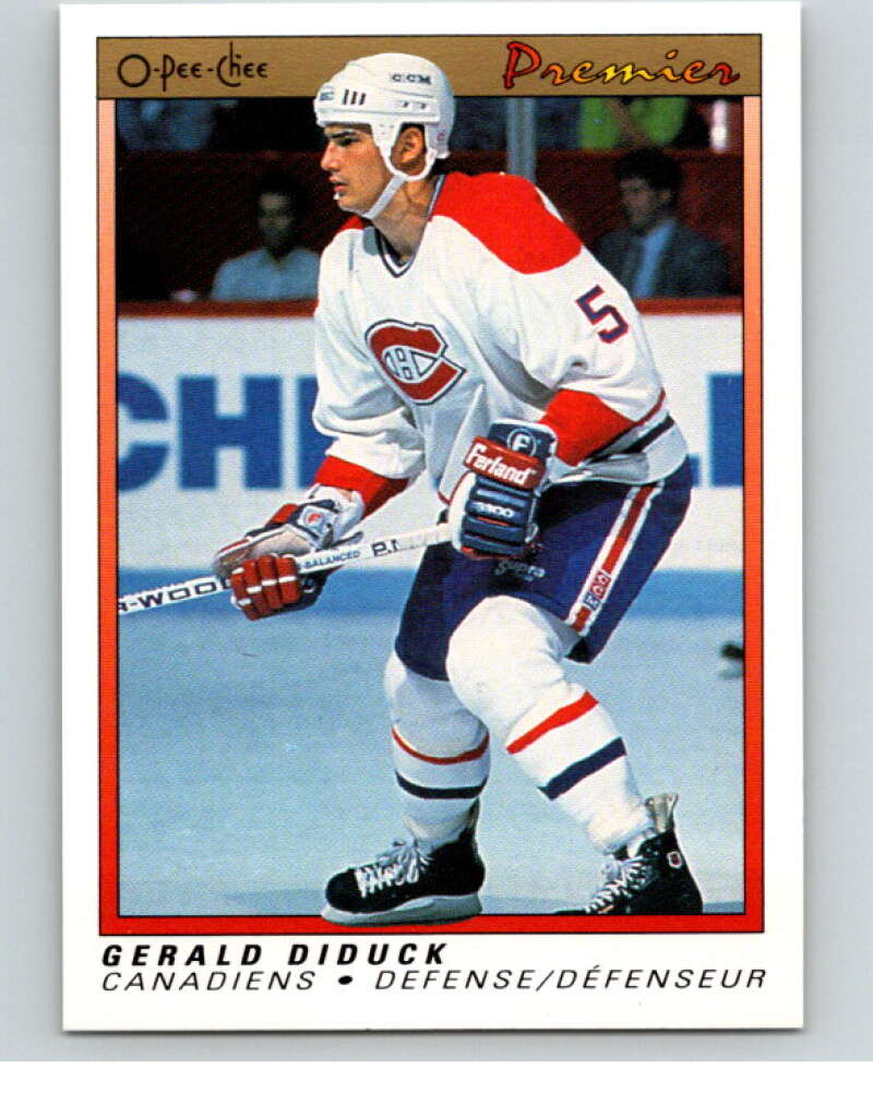1990-91 OPC Premier #22 Gerald Diduck V65306 Image 1
