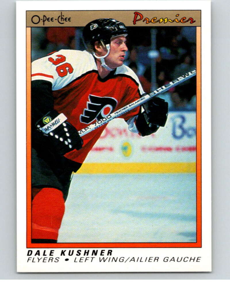1990-91 OPC Premier #54 Dale Kushner Philadelphia Flyers V65354 Image 1