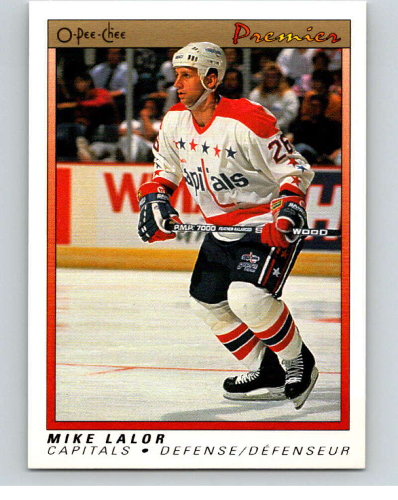 1990-91 OPC Premier #57 Mike Lalor V65362 Image 1