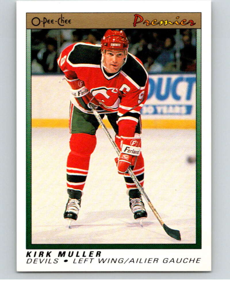 1990-91 OPC Premier #78 Kirk Muller New Jersey Devils V65394 Image 1