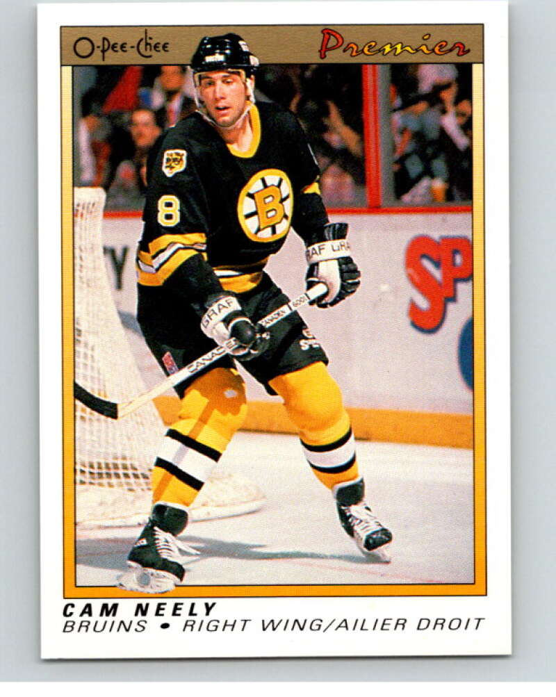 1990-91 OPC Premier #82 Cam Neely V65402 Image 1
