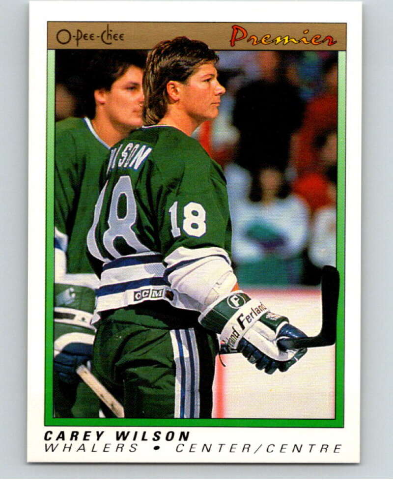 1990-91 OPC Premier #128 Carey Wilson V65512 Image 1