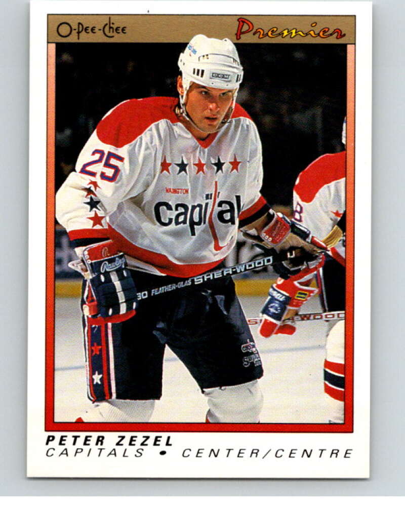 1990-91 OPC Premier #131 Peter Zezel V65517 Image 1