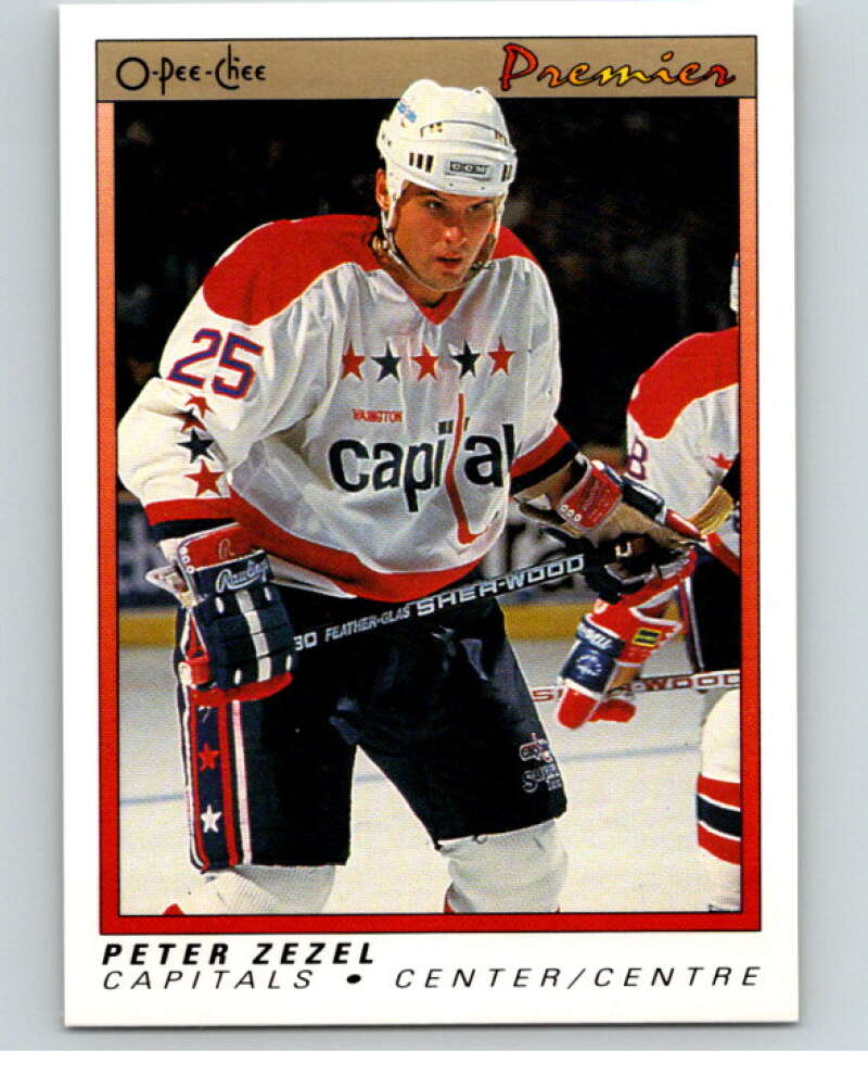 1990-91 OPC Premier #131 Peter Zezel V65519 Image 1