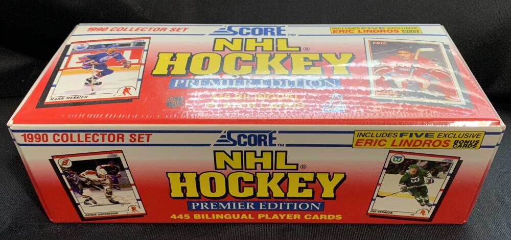 1990-91 Score Bilingual Hockey Collector Sealed Factory Set - 445 Player Cards Image 1