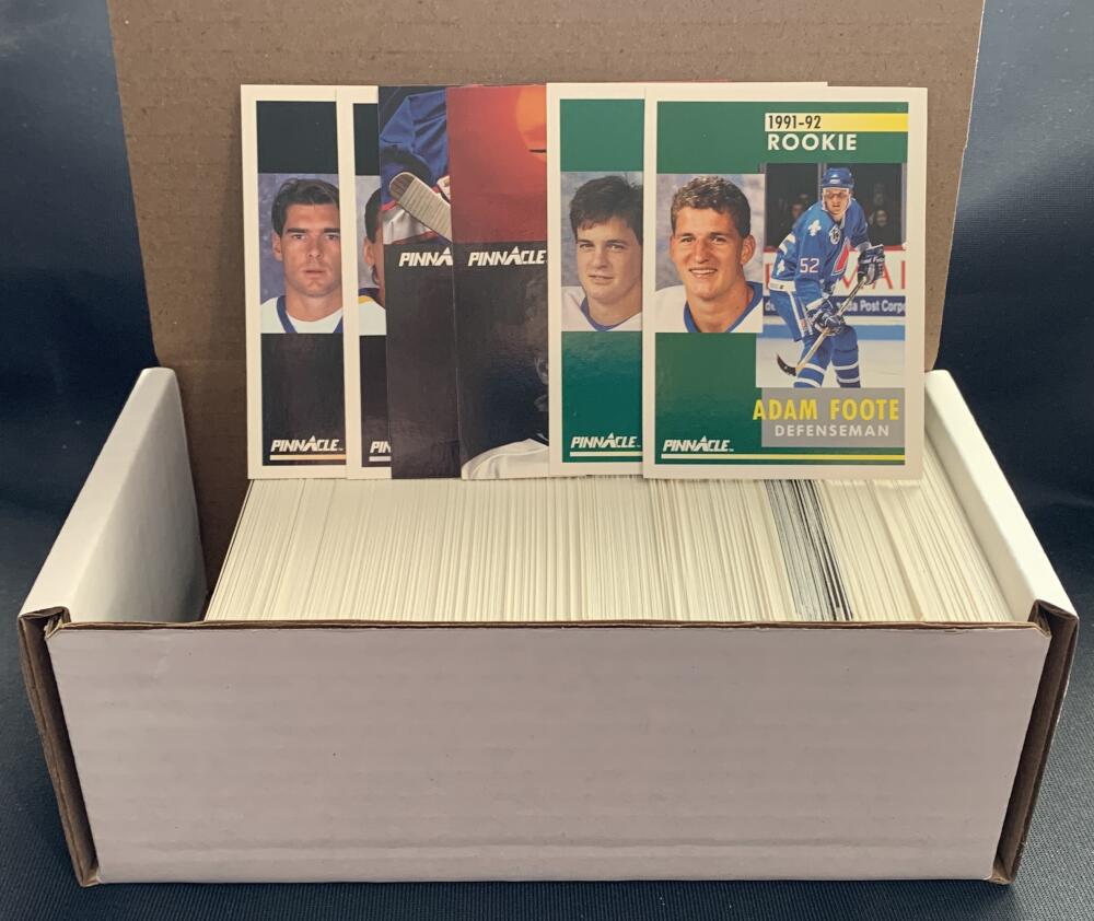 1991-92 Pinnacle Hockey Trading Cards - Box Over 400 cards! - Lot #1 Image 1