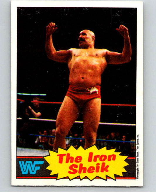 1985 O-Pee-Chee WWF #2 The Iron Sheik   V65677 Image 1