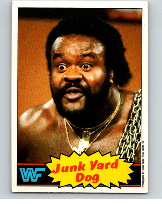 1985 O-Pee-Chee WWF #4 Junkyard Dog   V65680 Image 1