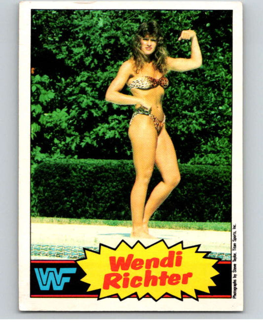 1985 O-Pee-Chee WWF #8 Wendi Richter   V65685 Image 1